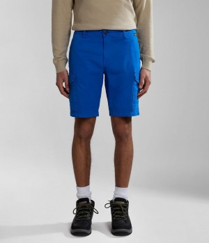 Short Napapijri Deline Bermuda Shorts Homme Bleu | 0725UOPJY