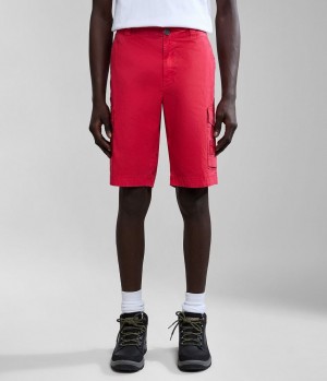 Short Napapijri Horton Bermuda Shorts Homme Rouge | 2015WMICB