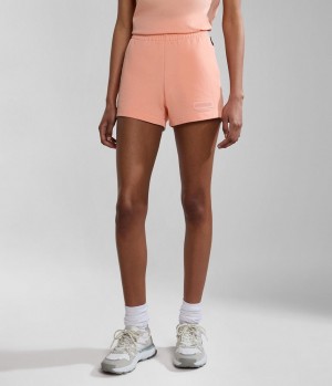 Short Napapijri Iaato Bermuda Shorts Femme Rose | 4107NVJQF