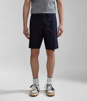 Short Napapijri Nakuru Bermuda Shorts Homme Bleu Foncé | 4031MXEBI