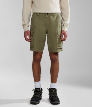 Short Napapijri Noto Bermuda Shorts Homme Vert | 1473SZCXO