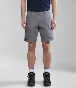 Short Napapijri Noto Bermuda Shorts Homme Grise | 2846TEXVL