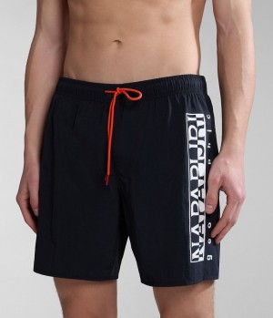 Slip de Bain Napapijri Box Swimming Trunks Homme Noir | 2894SGQFU