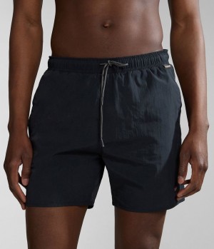 Slip de Bain Napapijri Haldane Swimming Trunks Homme Noir | 5089MQIFZ