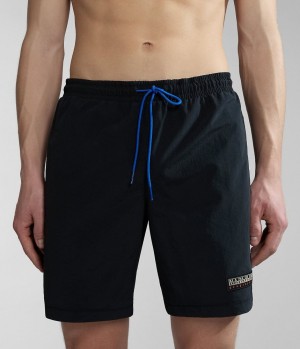 Slip de Bain Napapijri Iaato Summer Trunks Homme Noir | 5632PAWRB