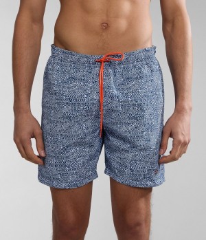 Slip de Bain Napapijri Inuvik Swimming Trunks Homme Bleu | 3298HZMTD