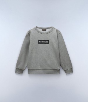 Sweats Napapijri Chamois Sweatshirt (4-16 YEARS) Enfant Grise | 9142MWNPZ