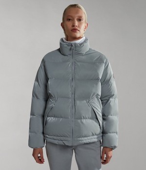 Veste Puffer Napapijri Ellis Puffer Jacket Femme Grise | 7951FADGL