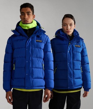 Veste Puffer Napapijri Rick Puffer Jacket Homme Bleu | 5746NDYEZ