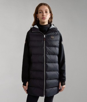 Veste Puffer Napapijri Thermo Puffer Vest Femme Noir | 7510APLGR