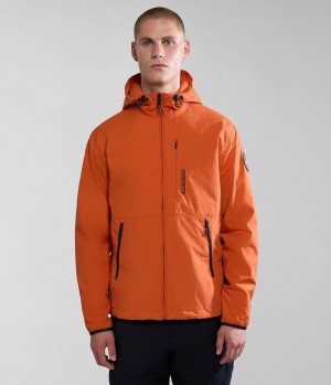 Vestes De Pluie Napapijri Tundra Jacket Homme Orange | 4796JEMAH